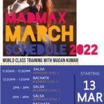 Salsa | Bachata | March’22 Schedule